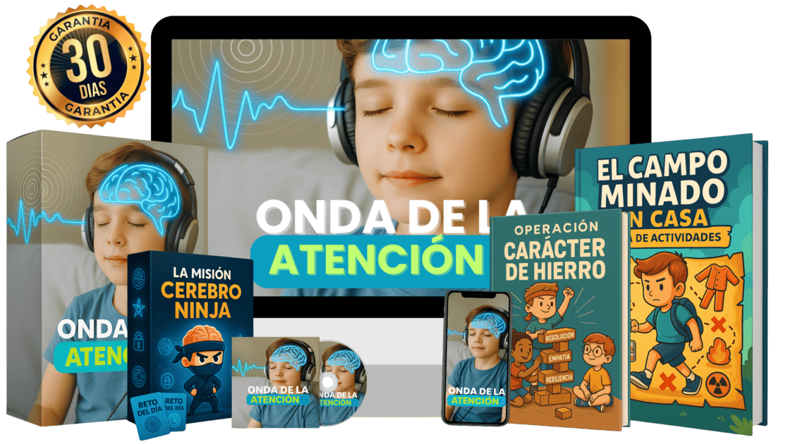 Paquete Onda de la Atención con sus 3 regalos y la garantía de 30 días